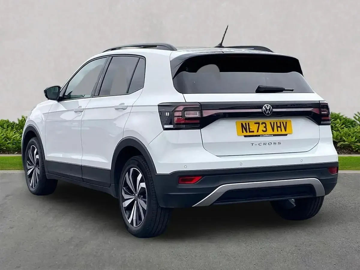 Used VW T-Cross Black Edition 95 HP (69 kW) 2023 White SUV