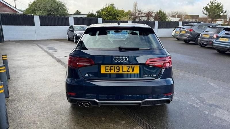 Used Audi A3 Sportback S-Line 2019 Blue Hatchback