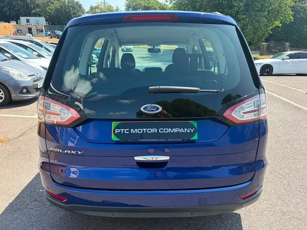 Used Ford Galaxy Zetec 120 HP (88 kW) 2017 Blue MPV