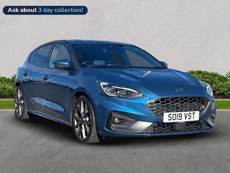 Blue Used 2019 Ford Focus ST Hatchback | £16,799 (Good price) - Image 1/4