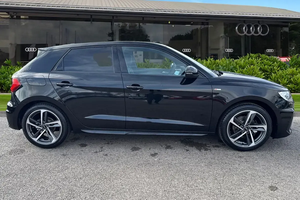 New Audi A1 Sportback S-Line 2026 Black Hatchback