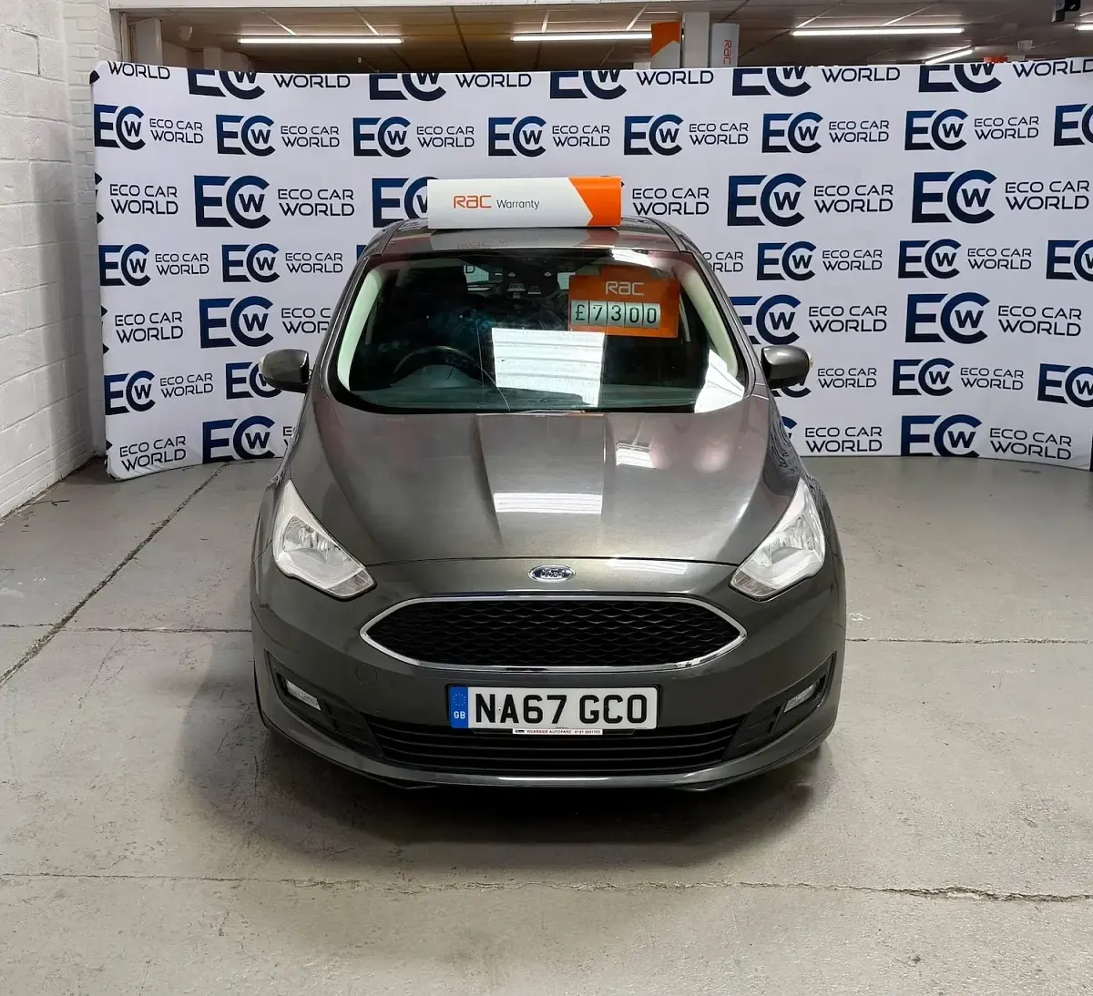 Used Ford C-MAX Zetec 125 HP (91 kW) 2017 Grey MPV
