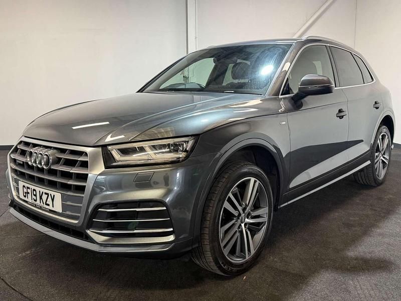 Grey Used 2019 Audi Q5 S-Line SUV | £19,499 (Good price) - Image 1/4