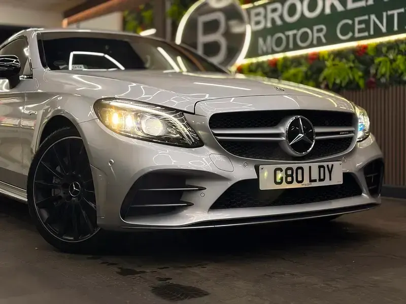 Begagnad Mercedes C43 AMG AMG 2019 Silver Sportkupé