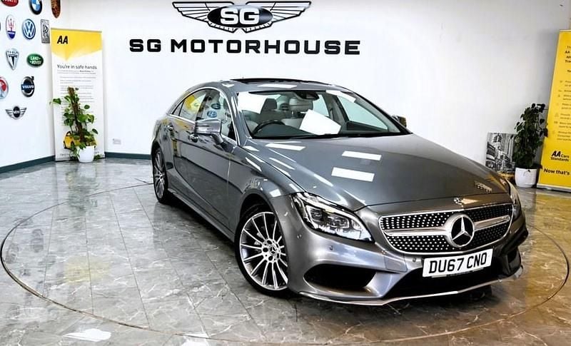 Grey Used 2017 Mercedes CLS350 AMG Line Premium Plus Coupe | £14,895 (Fair price) - Image 1/4