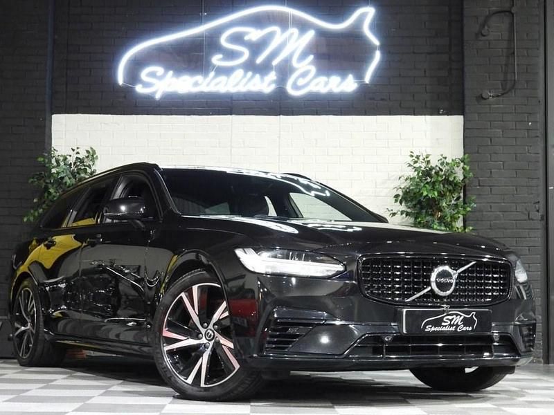 Black Used 2021 Volvo V90 R-Design Estate | £16,990 (Good price) - Image 1/4
