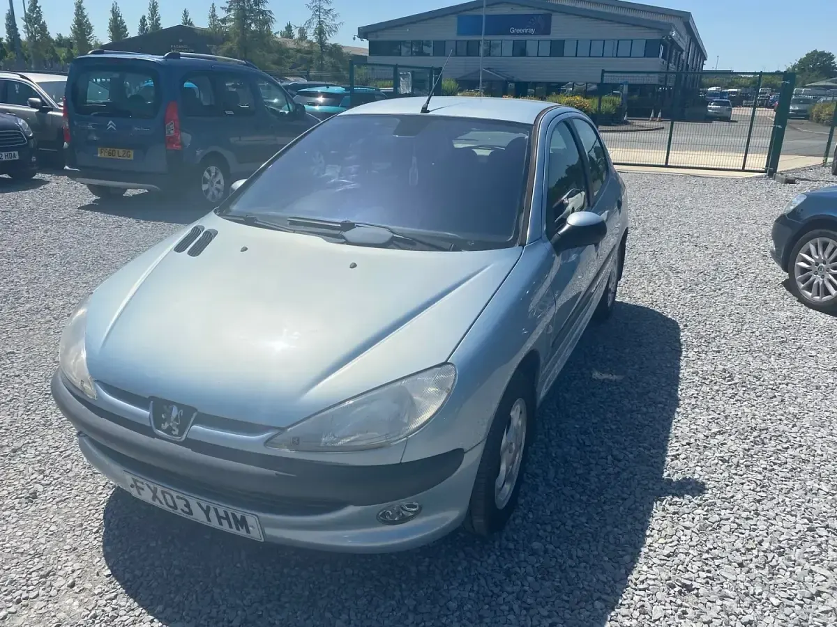 Used Peugeot 206 109 HP (80 kW) 2003 Silver Hatchback