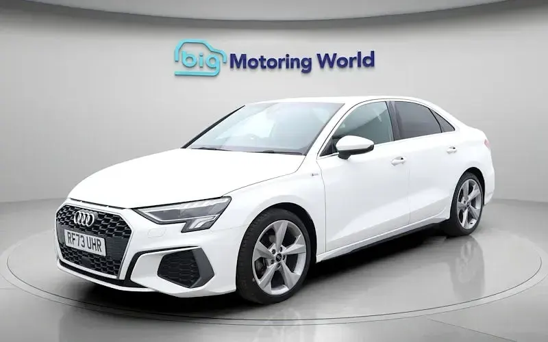 Used Audi A3 S-Line 150 HP (110 kW) 2024 White Sedan