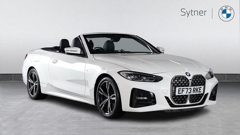 White Used 2023 BMW 420 M Sport Cabriolet | £36,000 (A bit pricey) - Image 1/4