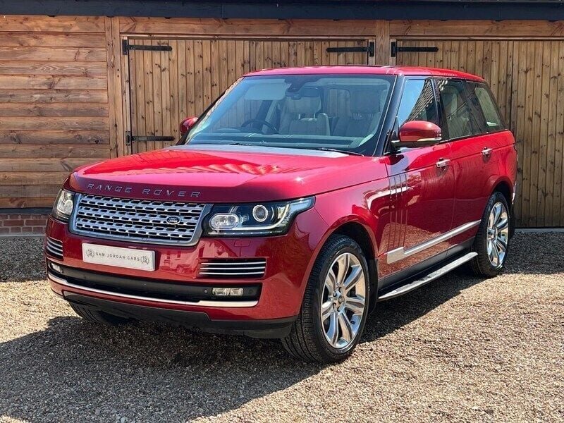 Red Used 2013 Land Rover Range Rover Autobiography SUV | £24,995 (Fair price) - Image 1/4
