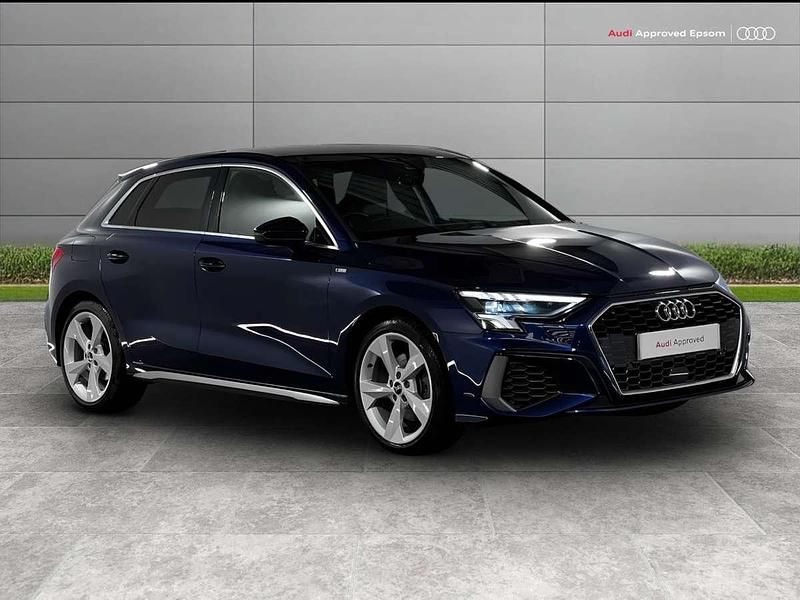 Blue Used 2021 Audi A3 S-Line Hatchback | £20,999 (A bit pricey) - Image 1/4