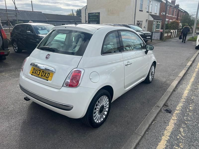 Used Fiat 500 Lounge 69 HP (50 kW) 2013 White Hatchback