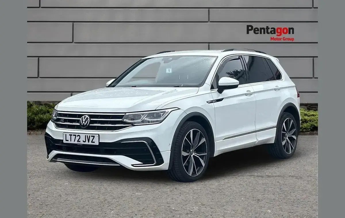 Used VW Tiguan R-line 150 HP (110 kW) 2022 White SUV