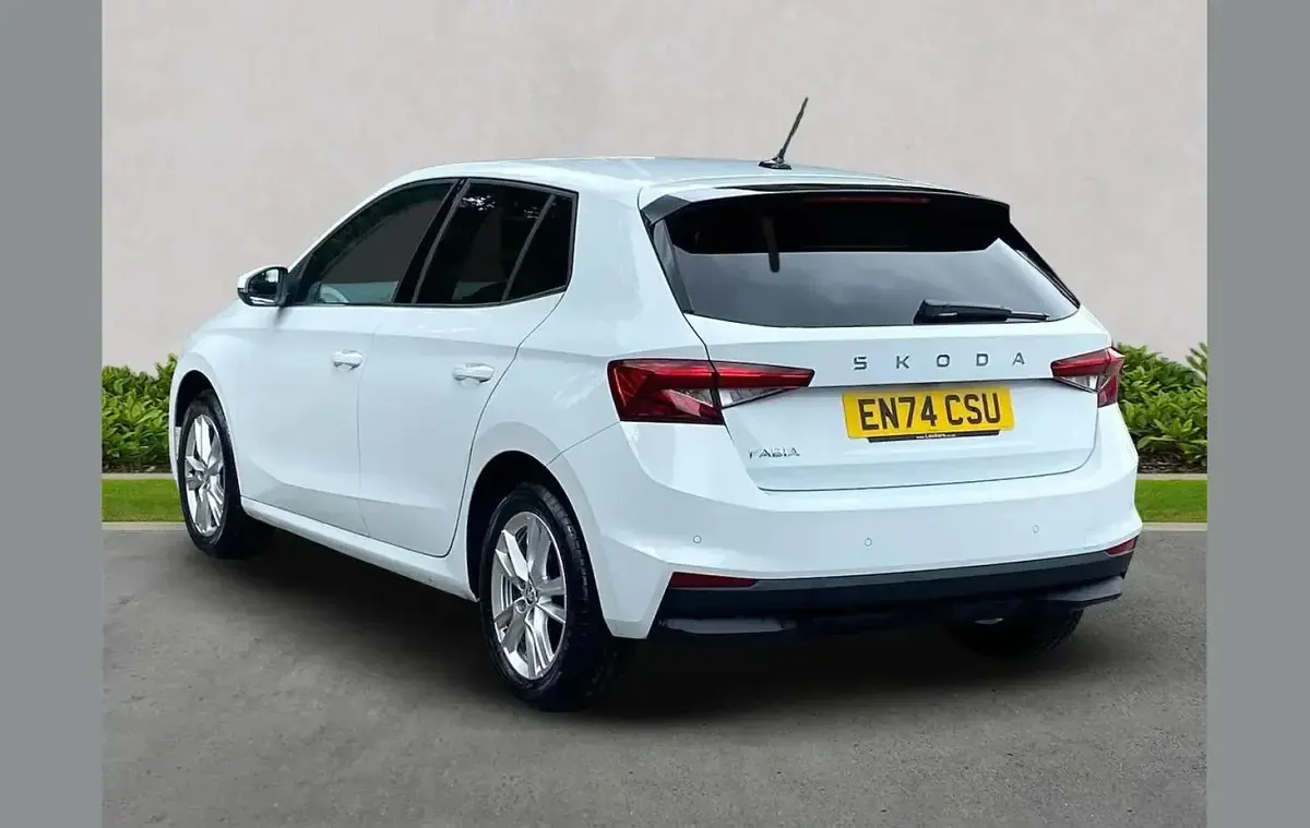Used Skoda Fabia SE L 116 HP (85 kW) 2025 White Hatchback