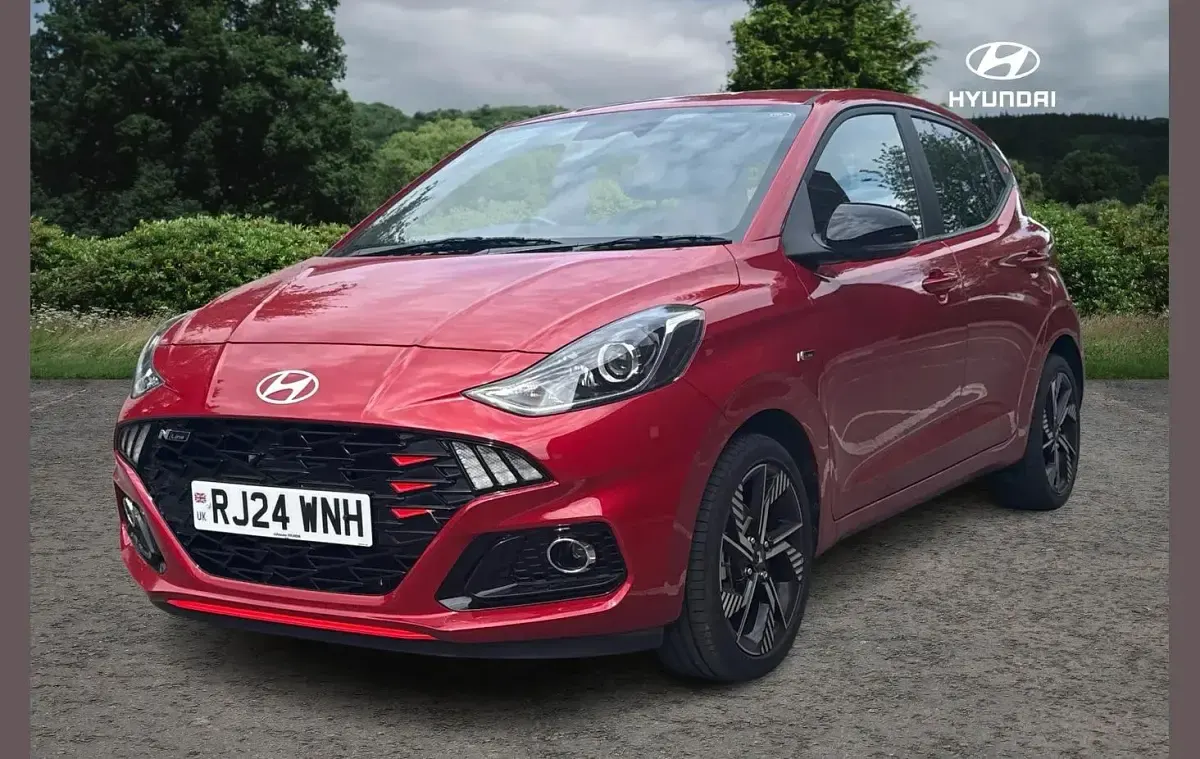 Used Hyundai i10 N Line 99 HP (72 kW) 2024 Red Hatchback