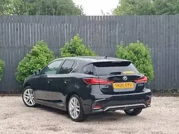 Used Lexus CT200h 136 HP (100 kW) 2020 Black Hatchback