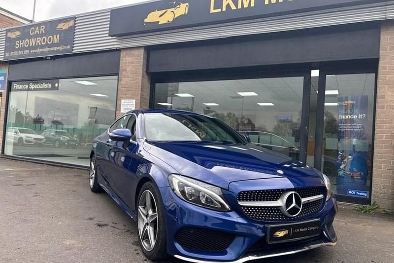 Blue Used 2016 Mercedes C250 AMG line Coupe | £14,495 (Fair price) - Image 1/1