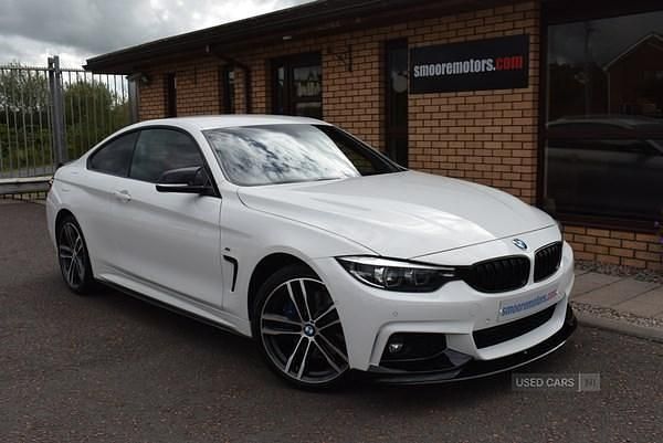 White Used 2019 BMW 420 M Sport Coupe | £16,995 (A bit pricey) - Image 1/4