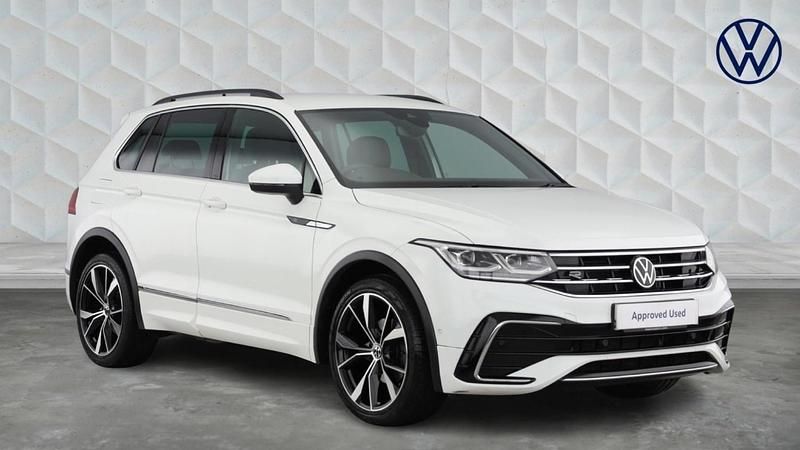 Used VW Tiguan R-line 150 HP (110 kW) 2023 Pure white SUV