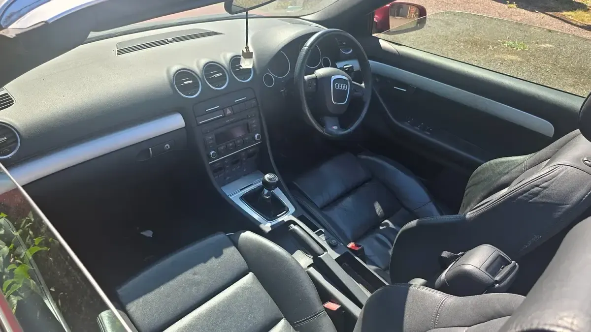 Used Audi A4 Cabriolet S-Line 197 HP (144 kW) 2007 Red Cabriolet
