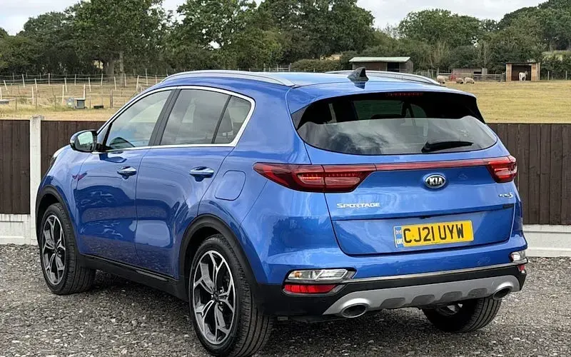 Used Kia Sportage GT-Line S 136 HP (100 kW) 2021 Blue SUV