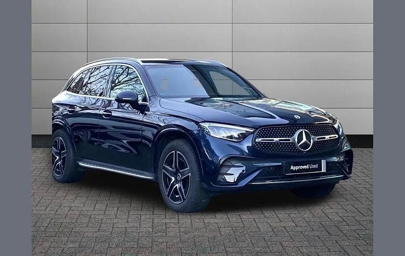 Blue Used 2024 Mercedes GLC300e AMG line SUV | £38,490 (Good price) - Image 1/4