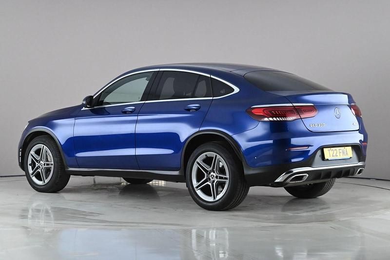 Used Mercedes GLC300 AMG line 2020 Blue Coupe