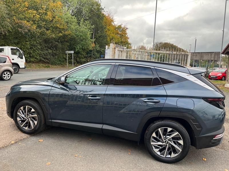 Usado Hyundai Tucson Premium 150 HP (110 kW) 2021 Azul SUV