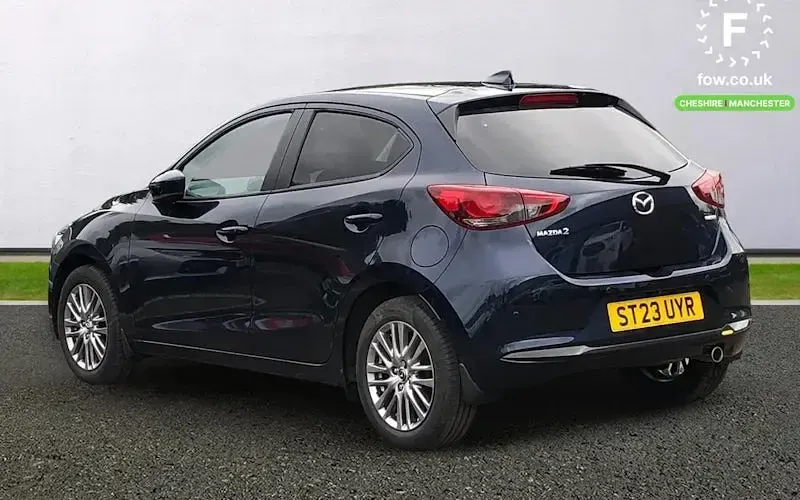 Used Mazda 2 Exclusive-Line 116 HP (85 kW) 2023 Blue Hatchback