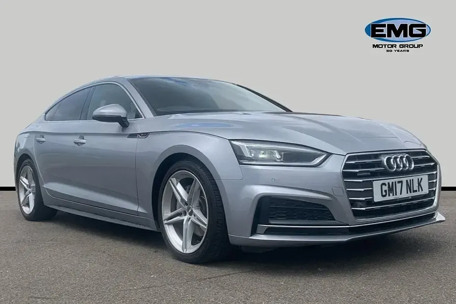 Used Audi A5 Sportback S-Line 190 HP (139 kW) 2017 Silver Hatchback