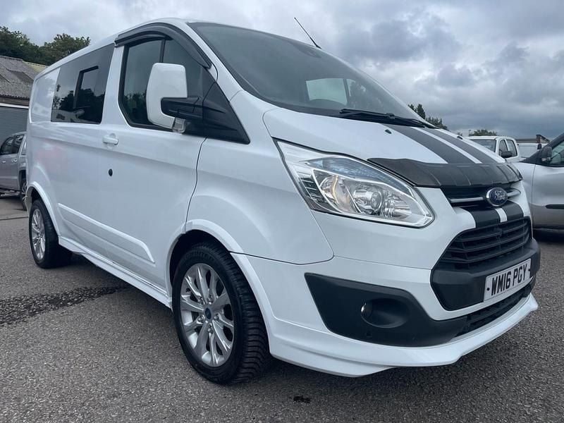 White Used 2016 Ford Transit Custom Sport Van | £11,450 - Image 1/4