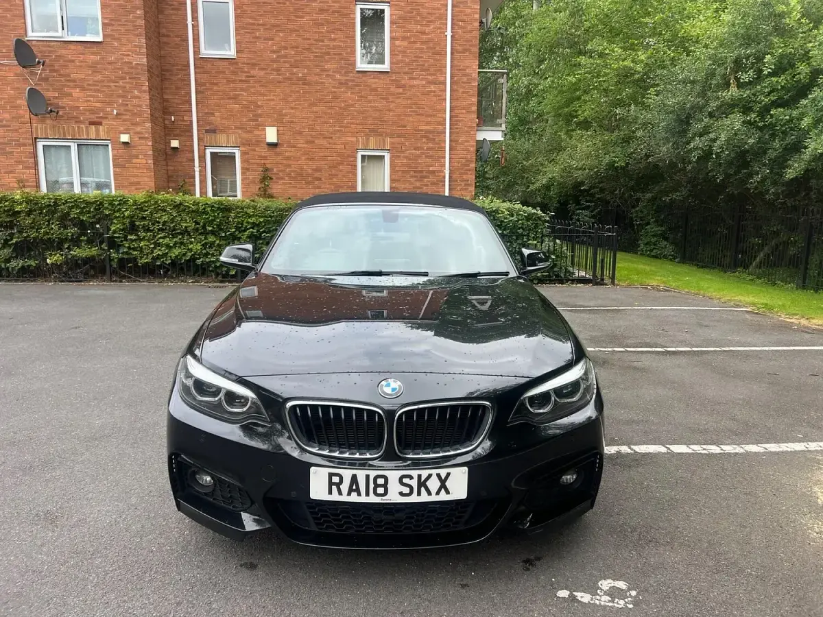 Used BMW 218 M Sport 147 HP (108 kW) 2018 Black Cabriolet