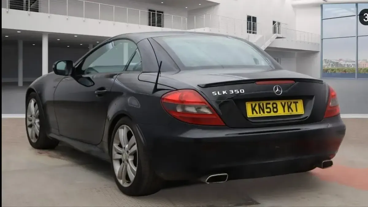 Used Mercedes SLK350 2008 Black Cabriolet