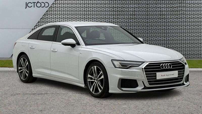 White Used 2021 Audi A6 S-Line Sedan | £24,588 (Fair price) - Image 1/4