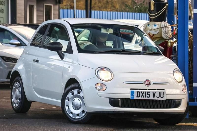 White Used 2015 Fiat 500 Pop Hatchback | £3,991 (Good price) - Image 1/1