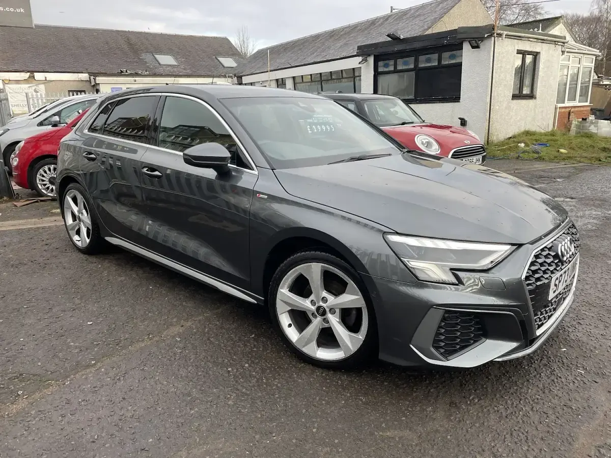 Used Audi A3 S-Line 110 HP (80 kW) 2023 Grey Sedan