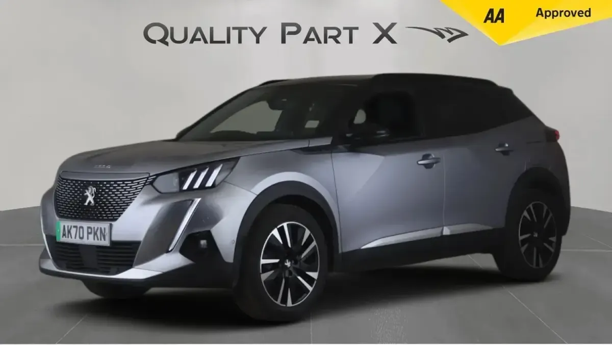 Used Peugeot e-2008 GT-line 100 kW (136 HP) 2020 Grey SUV