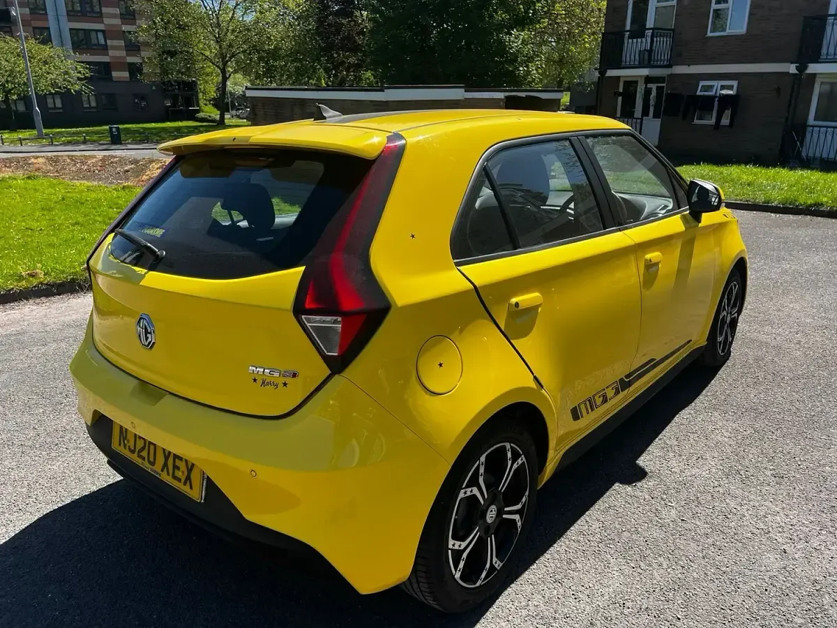 Used MG MG3 Excite 106 HP (77 kW) 2020 Yellow Hatchback
