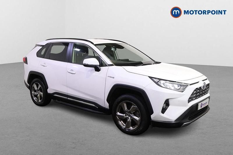 White Used 2019 Toyota RAV4 Hybrid Design SUV | £22,549 (Good price) - Image 1/4