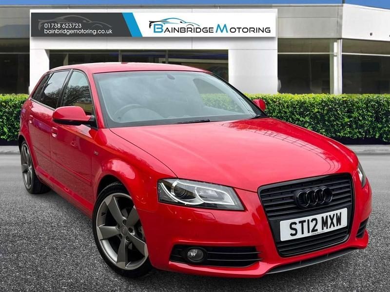 Red Used 2012 Audi A3 Sportback S-Line Hatchback | £5,495 (Fair price) - Image 1/4