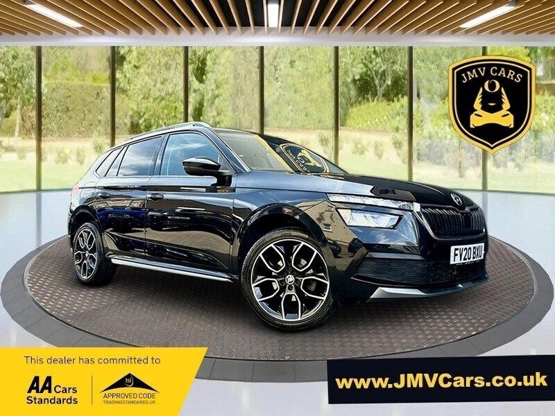 Black Used 2020 Skoda Kamiq SE L SUV | £12,775 (Fair price) - Image 1/2