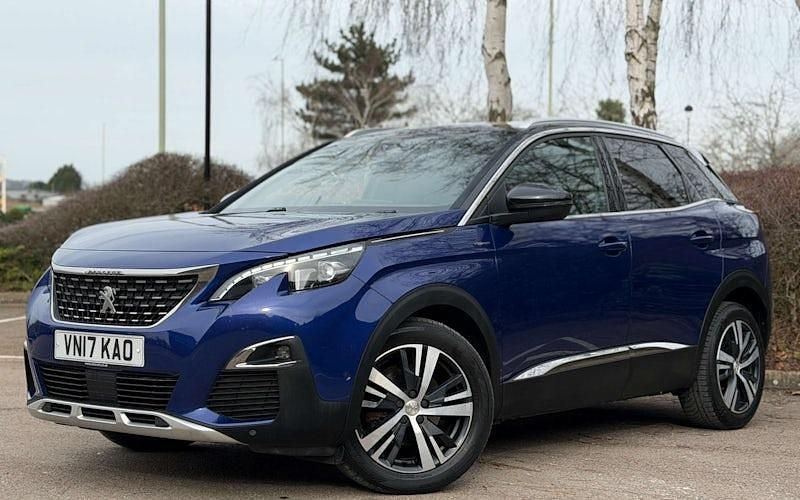 Used Peugeot 3008 GT-line 120 HP (88 kW) 2017 Blue SUV