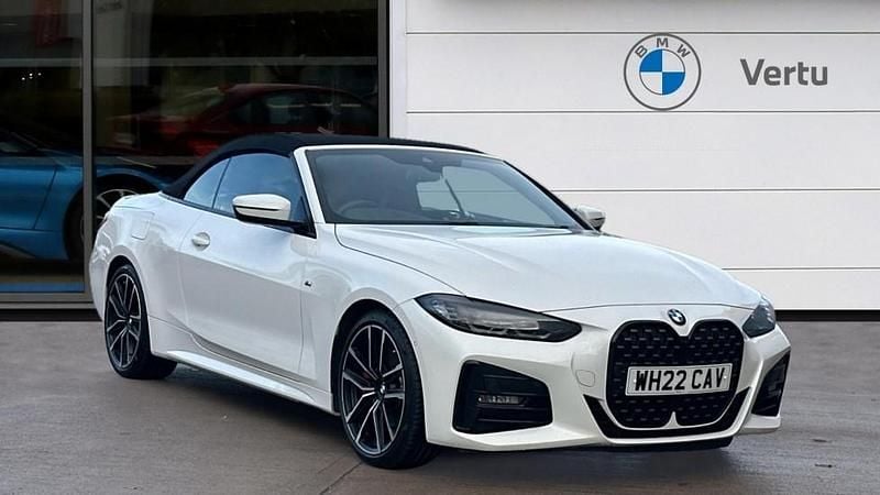 White Used 2022 BMW 420 M Sport Cabriolet | £25,990 (Super price) - Image 1/4
