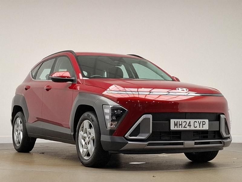 Red Used 2024 Hyundai Kona Advanced SUV | £19,498 (Fair price) - Image 1/4