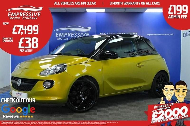 Gold Used 2016 Vauxhall Adam S Hatchback | £7,499 (A bit pricey) - Image 1/4