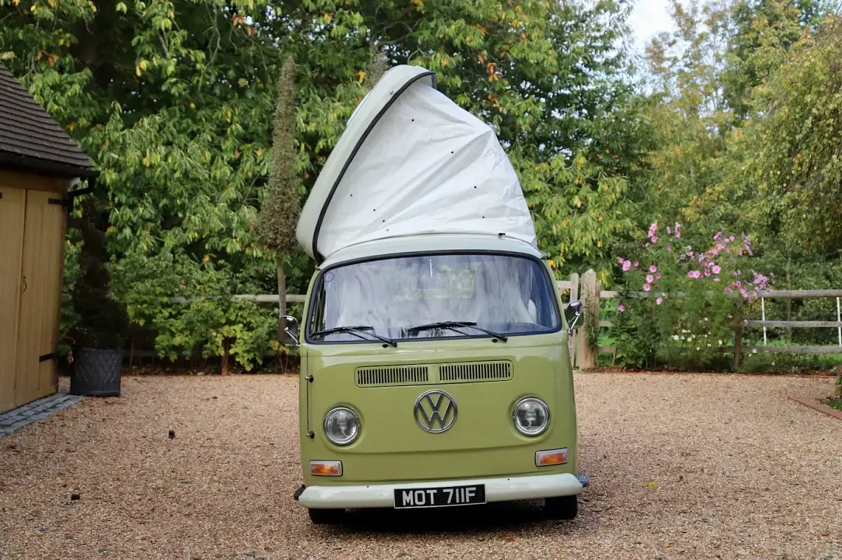 Used VW T2 50 HP (36 kW) 1968 Green Van