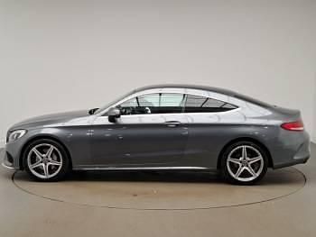 Used Mercedes C220 AMG line 170 HP (125 kW) 2017 Grey Coupe