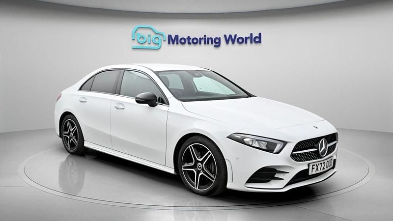Used Mercedes A200 AMG line 148 HP (108 kW) 2022 White Sedan