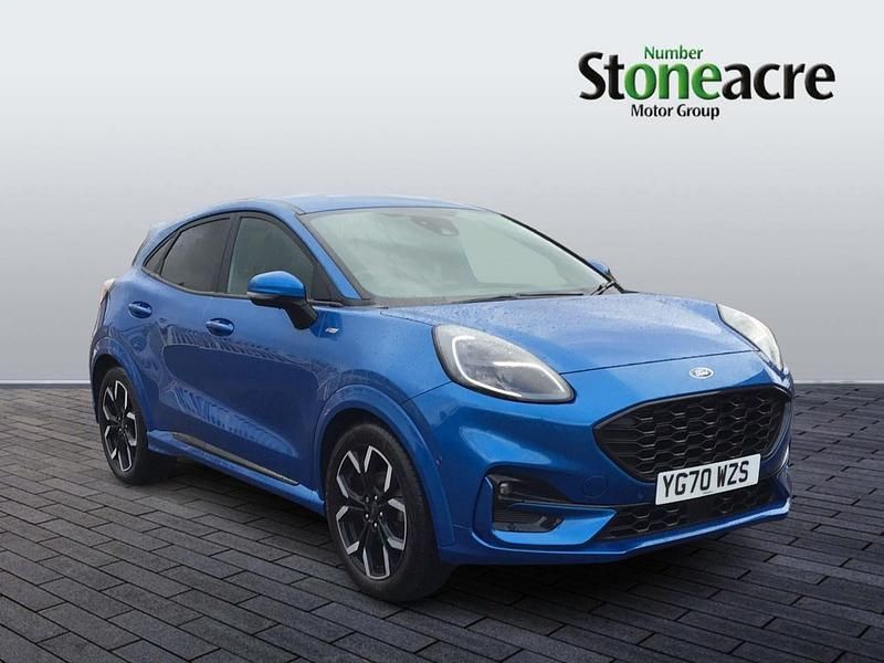 Blue Used 2020 Ford Puma Gen-E ST-Line X Hatchback | £15,995 (A bit pricey) - Image 1/4