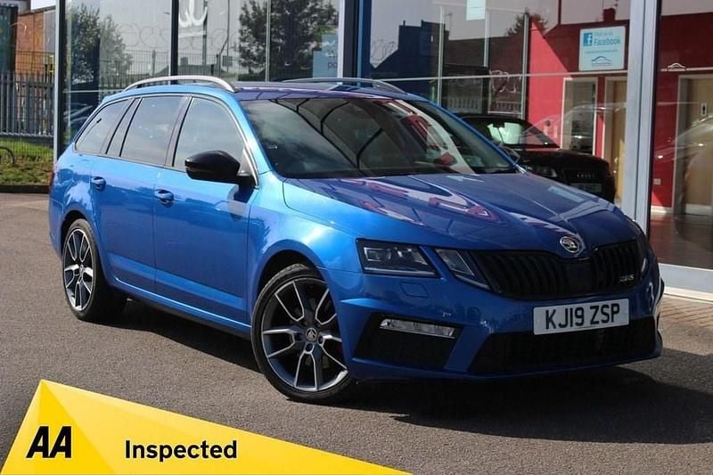 Blue Used 2019 Skoda Octavia vRS Estate | £16,995 (Fair price) - Image 1/4